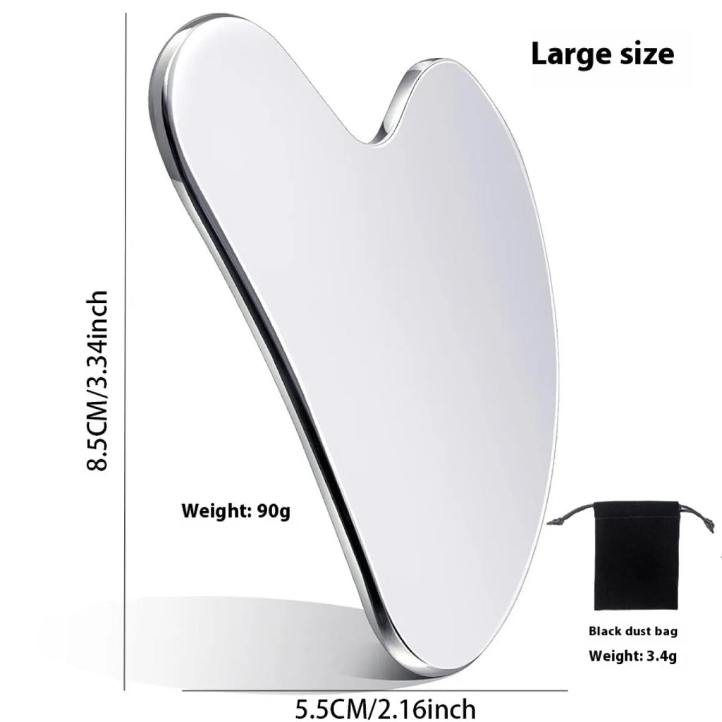 AVELUNE Sculpting Gua Sha — Stainless Steel Facial Tool